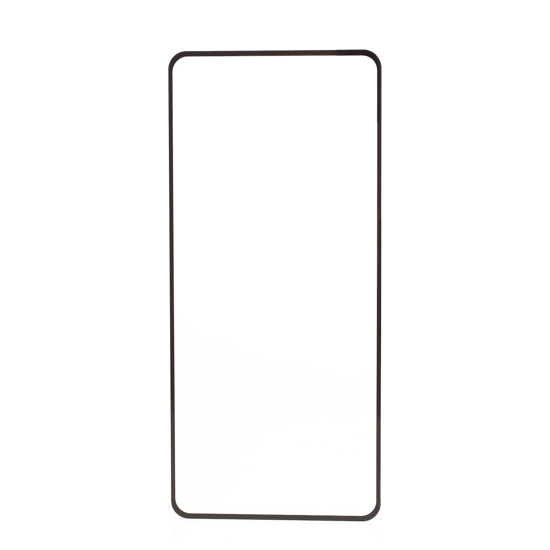 For Realme GT5 5G Silk Printing Complete Cover Screen Protector Full Glue Black Edge Tempered Glass Film