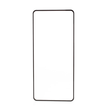 For Realme GT5 5G Silk Printing Complete Cover Screen Protector Full Glue Black Edge Tempered Glass Film