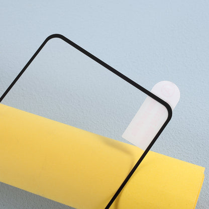 For Realme GT5 5G Silk Printing Complete Cover Screen Protector Full Glue Black Edge Tempered Glass Film