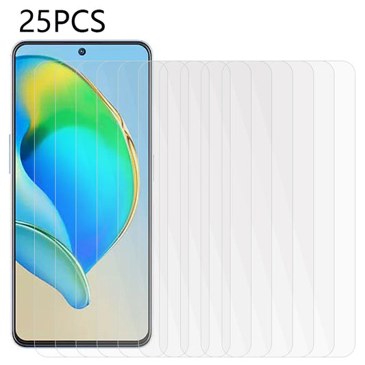 25Pcs Tempered Glass Film for ZTE Blade V40s 4G Anti-scratch Ultra Clear Phone Screen Protector