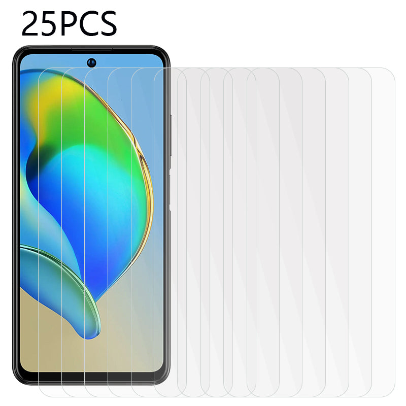25Pcs for ZTE Blade V40 Tempered Glass Film Anti-explosion Ultra Clear Phone Screen Protector