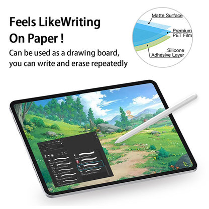 For vivo Pad Air Paper-like Screen Protector Scratch Resistant Matte PET Film