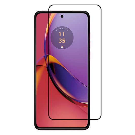 Tempered Glass Film for Motorola Moto G84 5G / OPPO Reno2 , Black Edge Silk Printing Full Glue Full Screen Protector