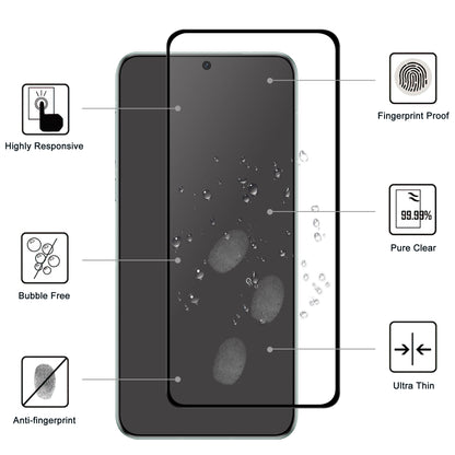 For Huawei Mate 60 Black Edge HD Clear Full Glue AGC Glass Screen Covering Film Cell Phone Screen Protector