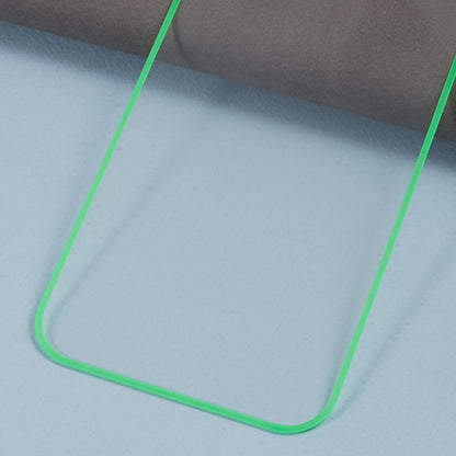 For iPhone 15 Pro Full Cover Luminous Medium Alumina Glass Film Noctilucent HD Full Glue Screen Protector