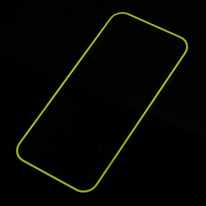 For iPhone 15 Pro Full Cover Luminous Medium Alumina Glass Film Noctilucent HD Full Glue Screen Protector
