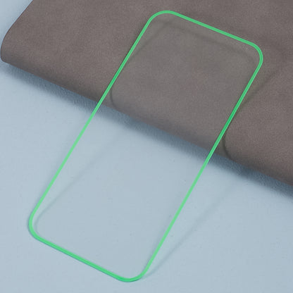 For iPhone 15 Pro Max Luminous HD Medium Alumina Glass Screen Protector Full Glue Anti-scratch Film