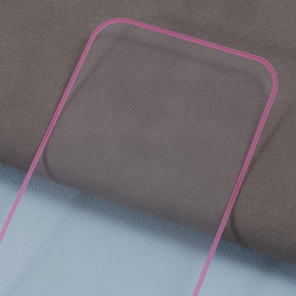 For iPhone 15 Pro Max Luminous HD Medium Alumina Glass Screen Protector Full Glue Anti-scratch Film