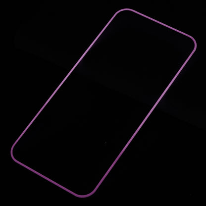 For iPhone 15 Pro Max Luminous HD Medium Alumina Glass Screen Protector Full Glue Anti-scratch Film