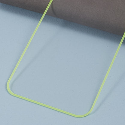 For iPhone 15 Pro Max Luminous HD Medium Alumina Glass Screen Protector Full Glue Anti-scratch Film