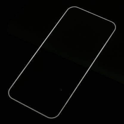 For iPhone 15 Pro Max Luminous HD Medium Alumina Glass Screen Protector Full Glue Anti-scratch Film
