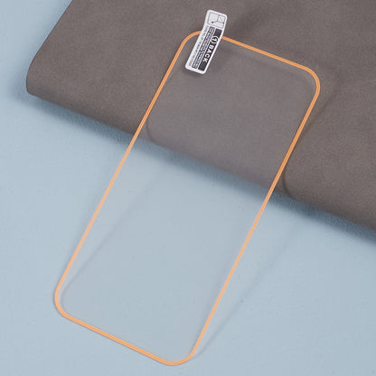 For iPhone 14 Pro Ultra Clear Medium Alumina Glass Film Luminescent Full Cover Screen Protector Full Glue