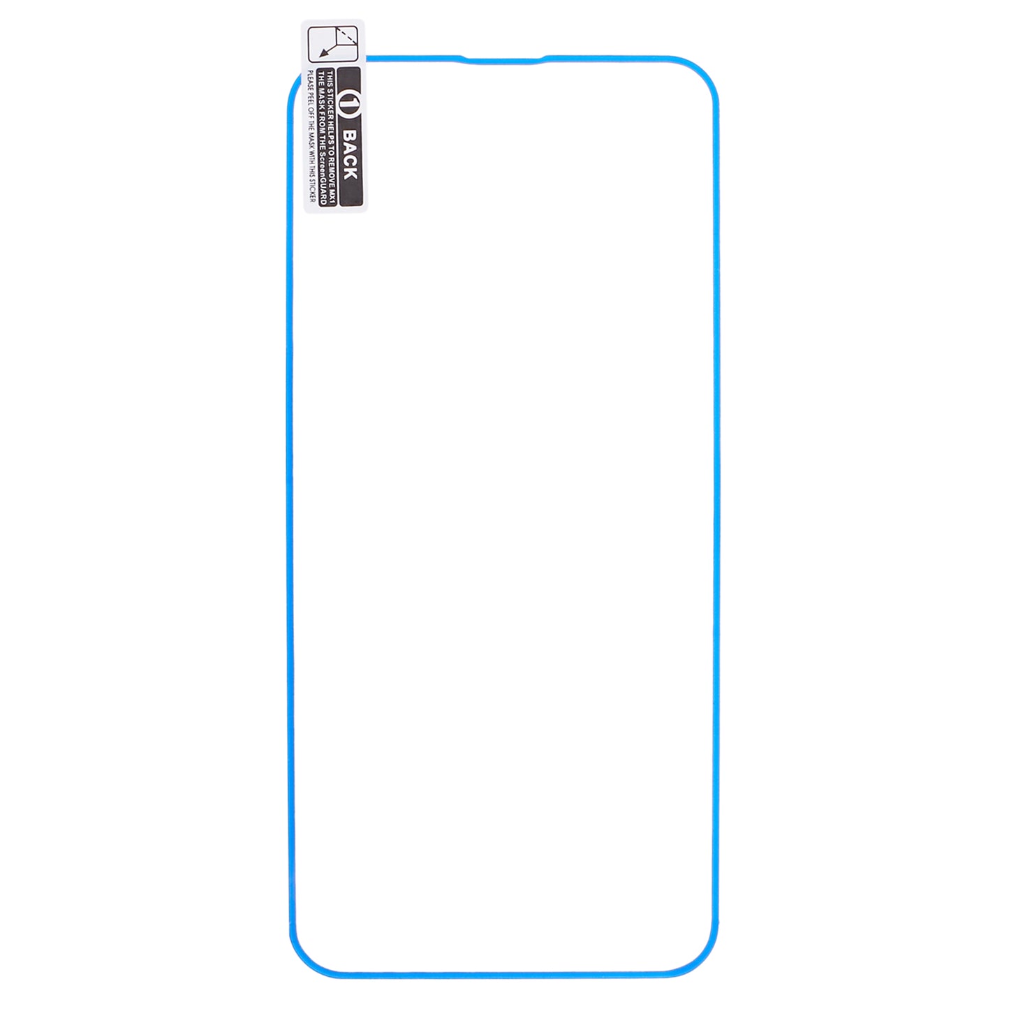 Screen Protector For iPhone 14 Luminous Edge Medium Alumina Tempered Glass Film