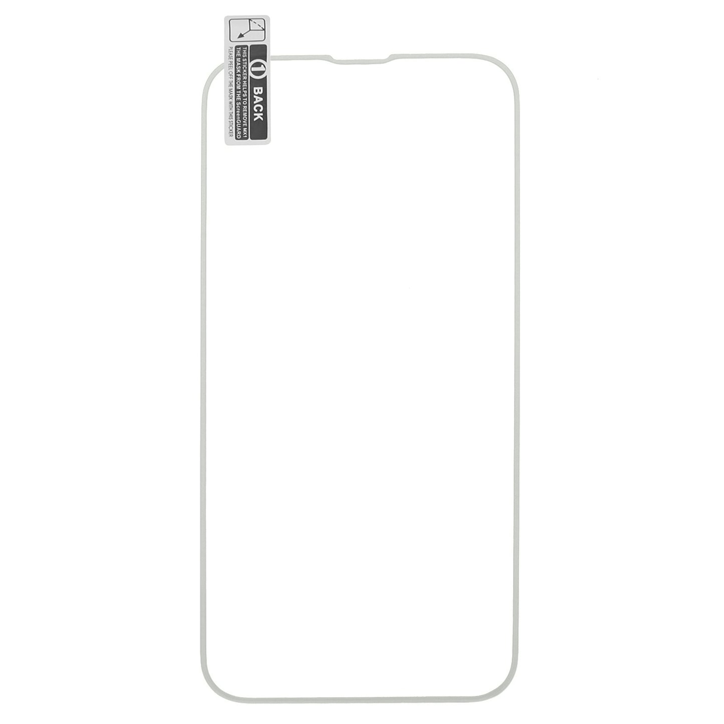 Screen Protector For iPhone 14 Luminous Edge Medium Alumina Tempered Glass Film