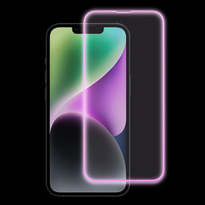 Screen Protector For iPhone 14 Luminous Edge Medium Alumina Tempered Glass Film