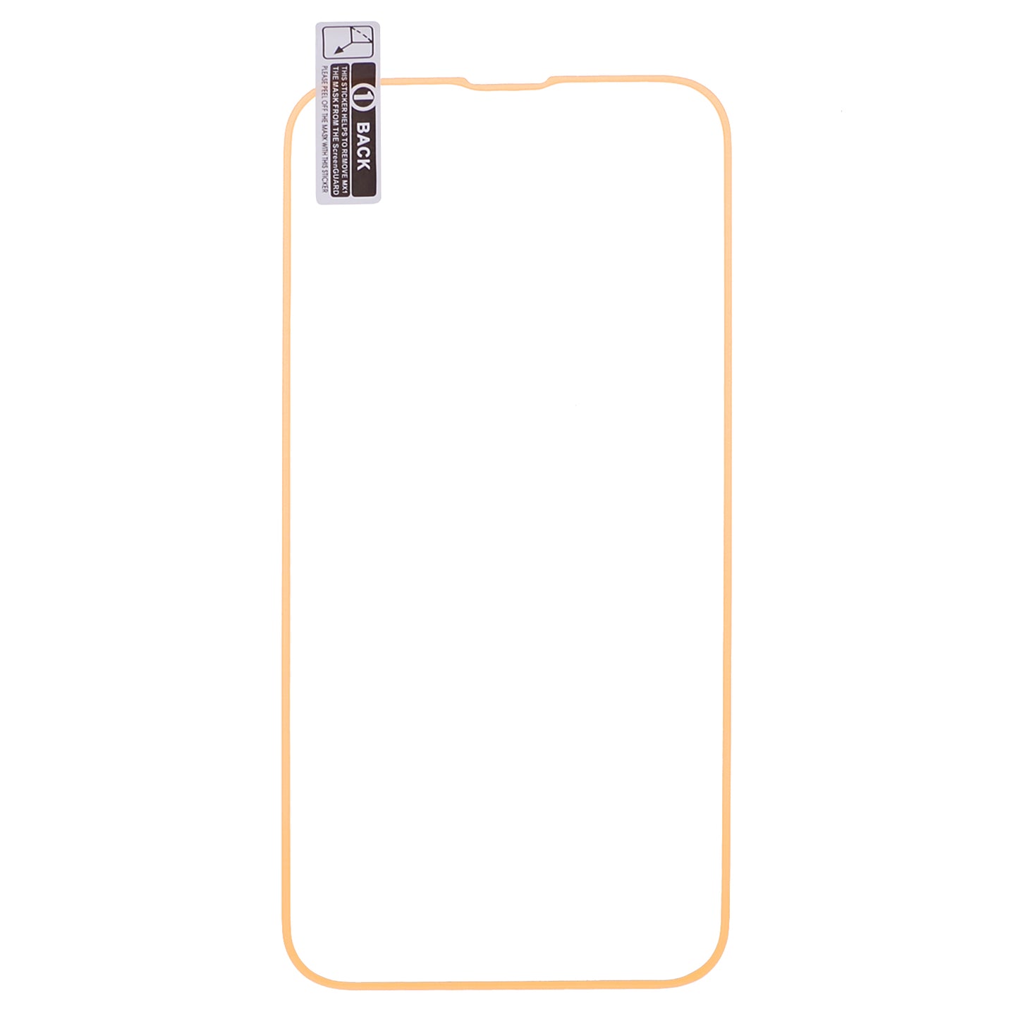 Screen Protector For iPhone 14 Luminous Edge Medium Alumina Tempered Glass Film