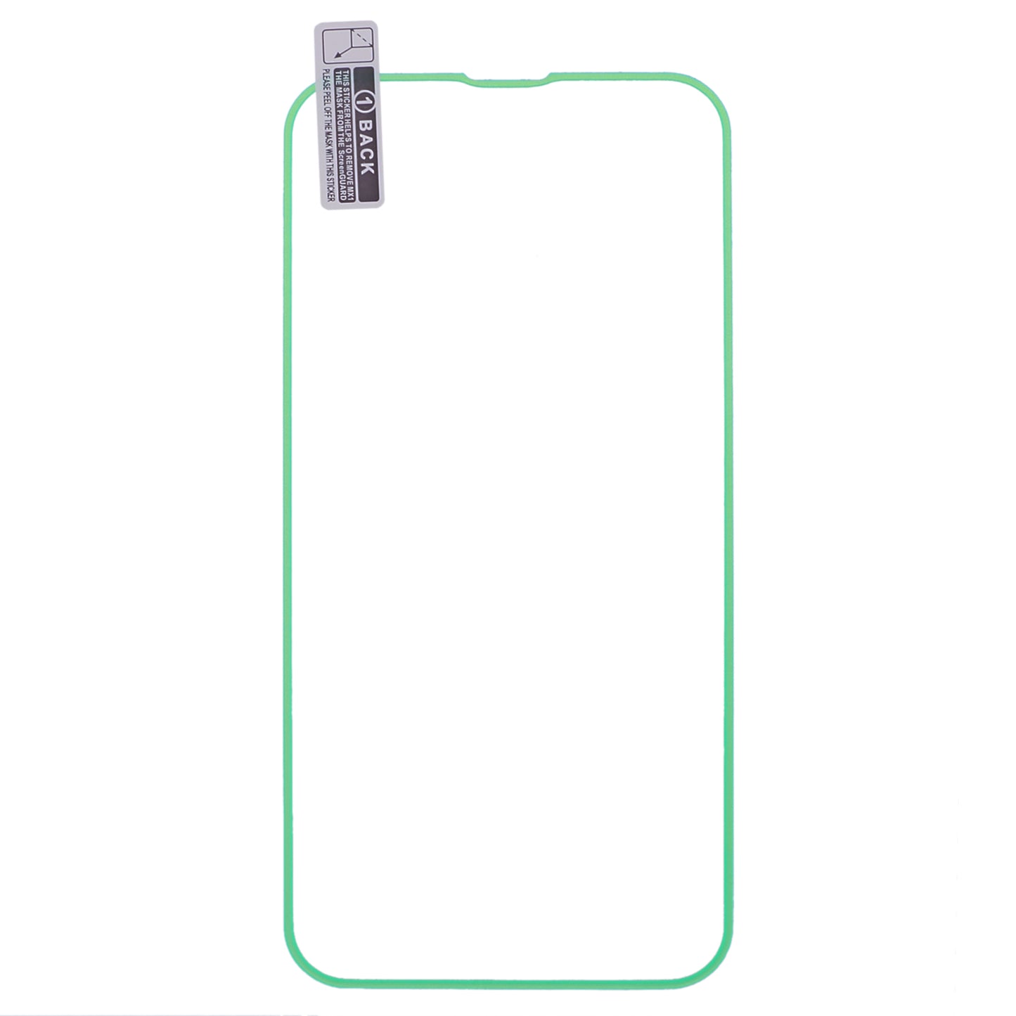 Screen Protector For iPhone 14 Luminous Edge Medium Alumina Tempered Glass Film