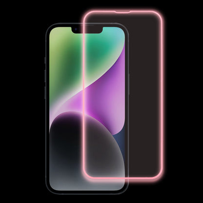 Screen Protector For iPhone 14 Luminous Edge Medium Alumina Tempered Glass Film