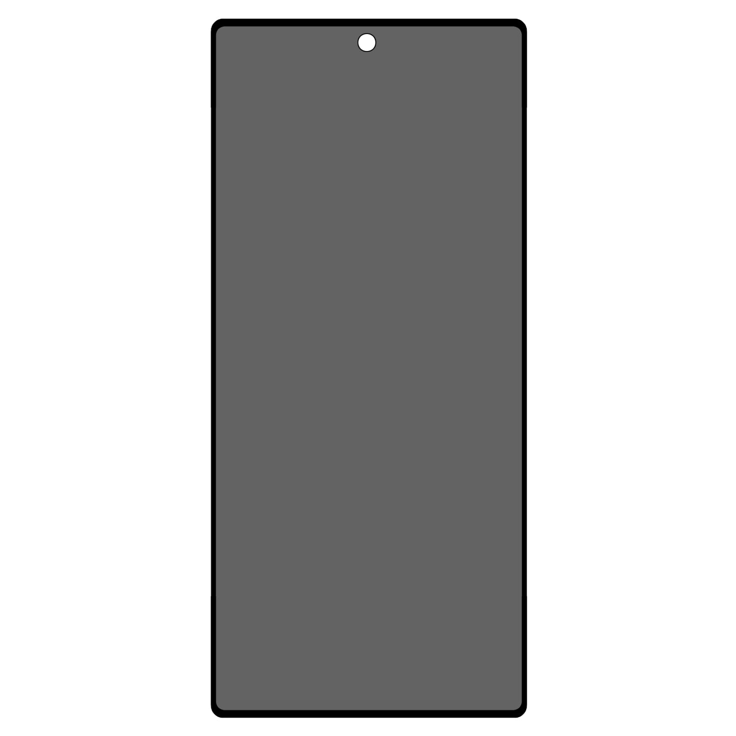 3D Curved Front Screen Protector for Xiaomi Mix Fold 3 5G Anti-Spy Tempered Glass Screen Film (Side Glue)