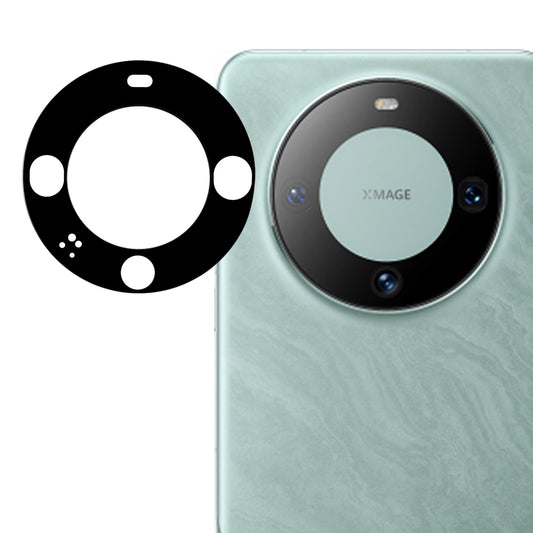 For Huawei Mate 60 Camera Lens Protector Tempered Glass Silk Printing Phone Lens Film with Bottom Plate