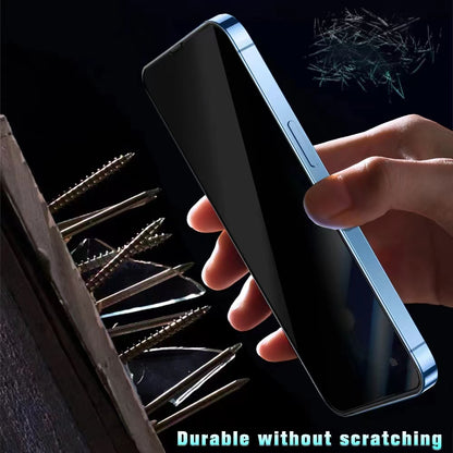 For iPhone 15 Pro Max MechWarrior 28 Degrees Anti-spy Tempered Glass Film Anti-explosion Screen Protector