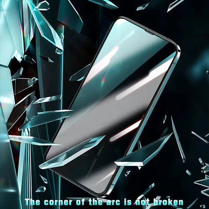 For iPhone 15 Pro Max MechWarrior 28 Degrees Anti-spy Tempered Glass Film Anti-explosion Screen Protector