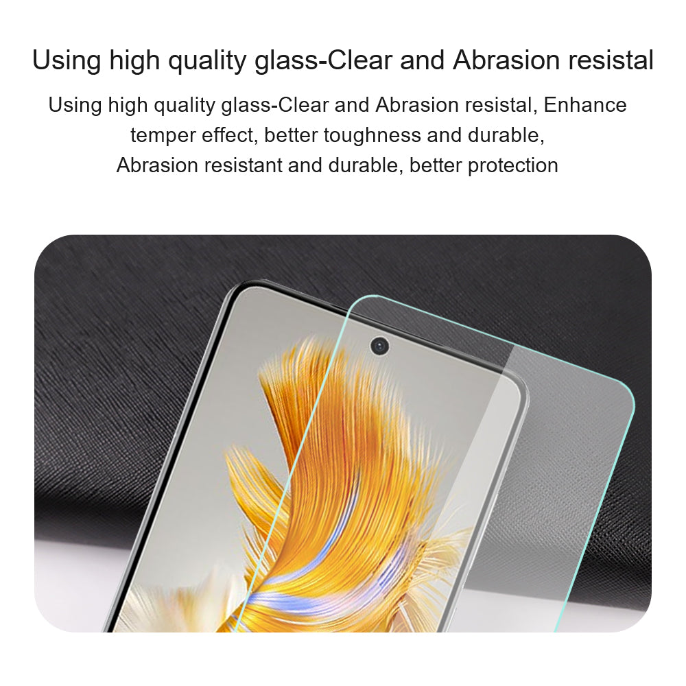 AMORUS For Huawei Mate 60 High Aluminum-silicon Glass Screen Protector 2.5D 9H Anti-Scratch Film