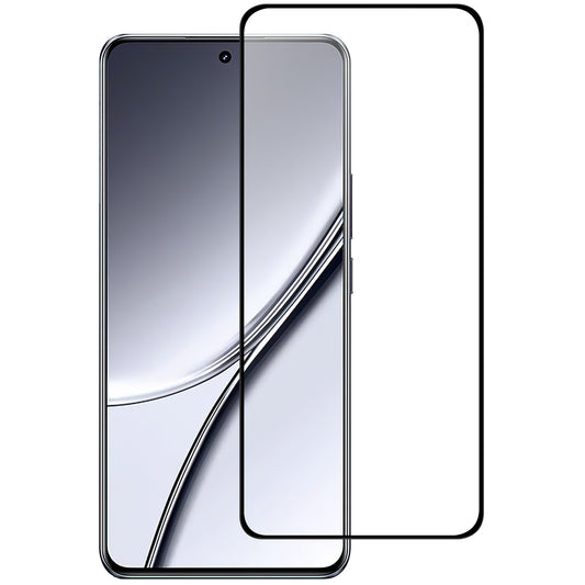 For Realme GT5 5G Screen Protector Black Edge Full Glue Clear AGC Glass Screen Covering Film