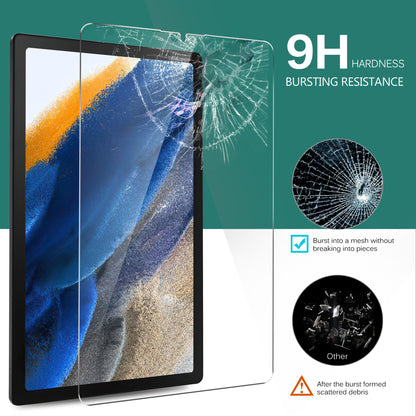 For Samsung Galaxy Tab A9 Screen Protector Straight Edge HD Clear Tablet Tempered Glass Protective Film