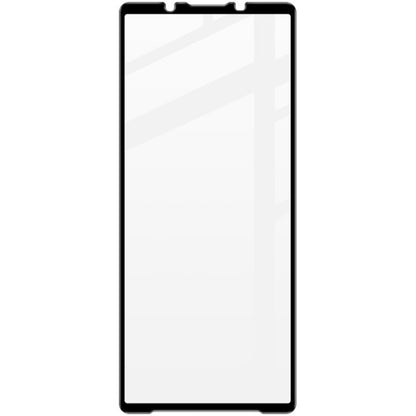 Full Glue Tempered Glass Film for Sony Xperia 5 V , Full Cover Silk Printing Screen Protector