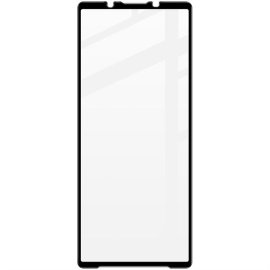 Full Glue Tempered Glass Film for Sony Xperia 5 V , Full Cover Silk Printing Screen Protector