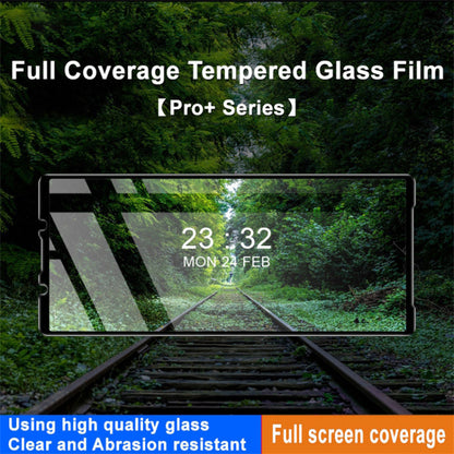 Full Glue Tempered Glass Film for Sony Xperia 5 V , Full Cover Silk Printing Screen Protector