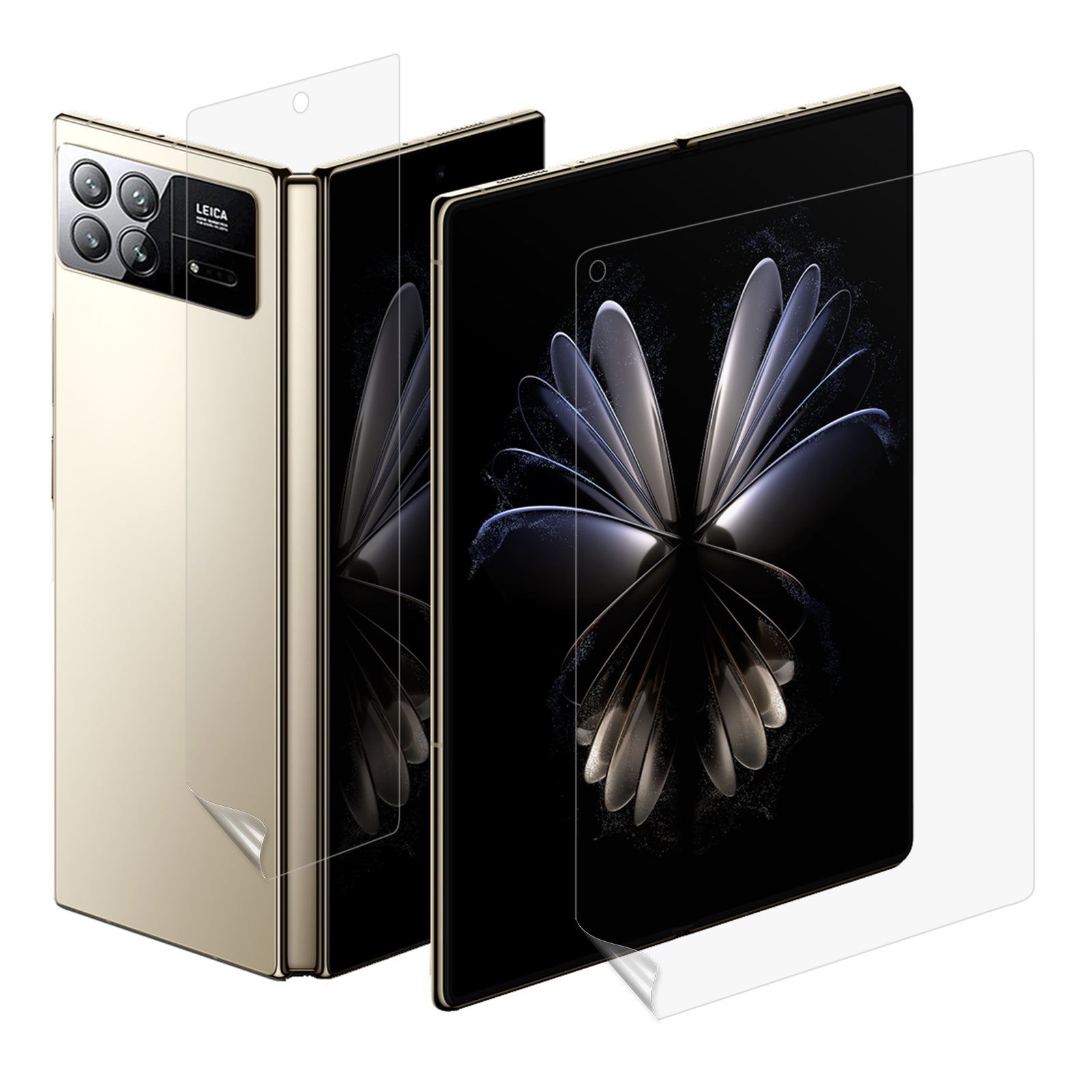 For Xiaomi Mix Fold 3 5G 1 Set Soft TPU Film Inside + Front + Back Full Cover HD Clear Protector