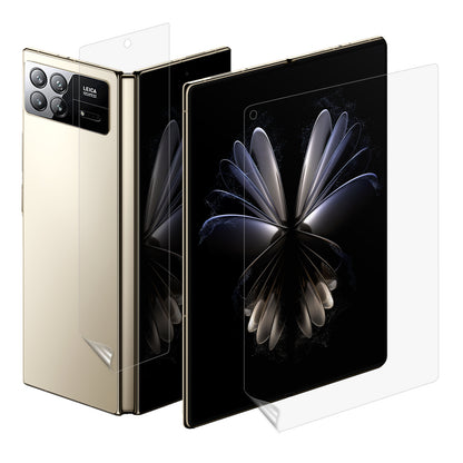 For Xiaomi Mix Fold 3 5G 1 Set Soft TPU Film Inside + Front + Back Full Cover HD Clear Protector