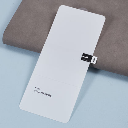 For Oppo Find N3 Flip 5G 1 Set Front Full Screen Protector + Back Film TPU+PET Hydrogel Film