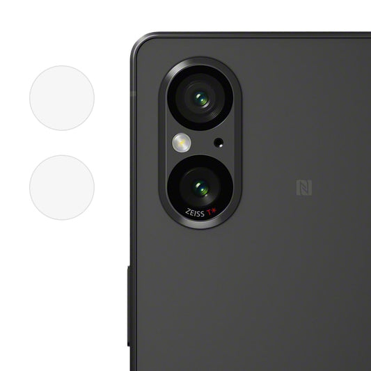 For Sony Xperia 5 V Camera Lens Film Clear Soda-lime Glass Easy Installation Lens Protector