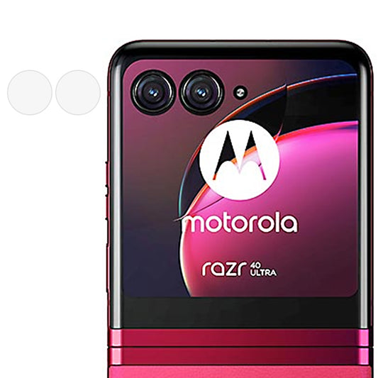For Motorola Razr 40 Ultra 5G Rear Lens Film Scratch Resistant Soda-lime Glass Camera Lens Protector