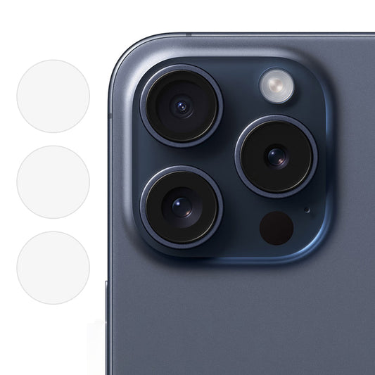 Camera Lens Protector for iPhone 15 Pro Max , Anti-Scratch Soda-lime Glass Protective Lens Film