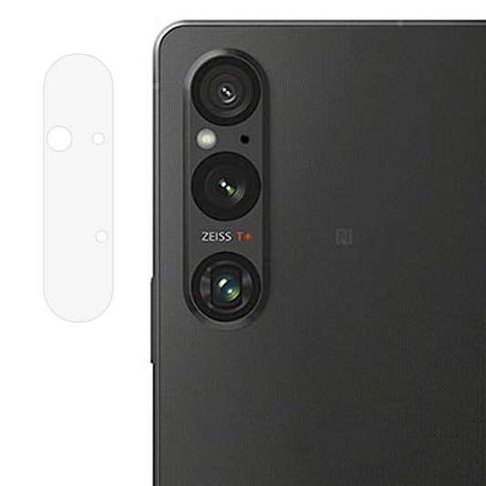 For Sony Xperia 1 V Camera Lens Film Ultra HD Soda-lime Glass Back Camera Lens Protector