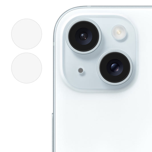 Rear Camera Cover Film for iPhone 15 , Soda-lime Glass Ultra-Thin High Definition Lens Protector