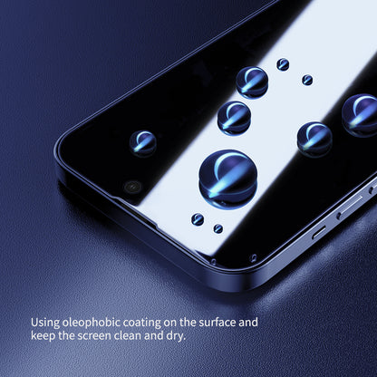 NILLKIN For iPhone 15 Anti-peep Screen Protector Anti-scratch AGC Glass Full Screen Film