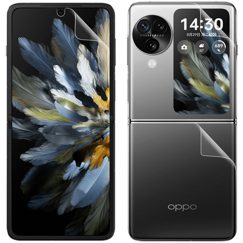 IMAK Hydrogel III For Oppo Find N3 Flip 5G 1 Set Front Screen Back Protector Soft TPU Film