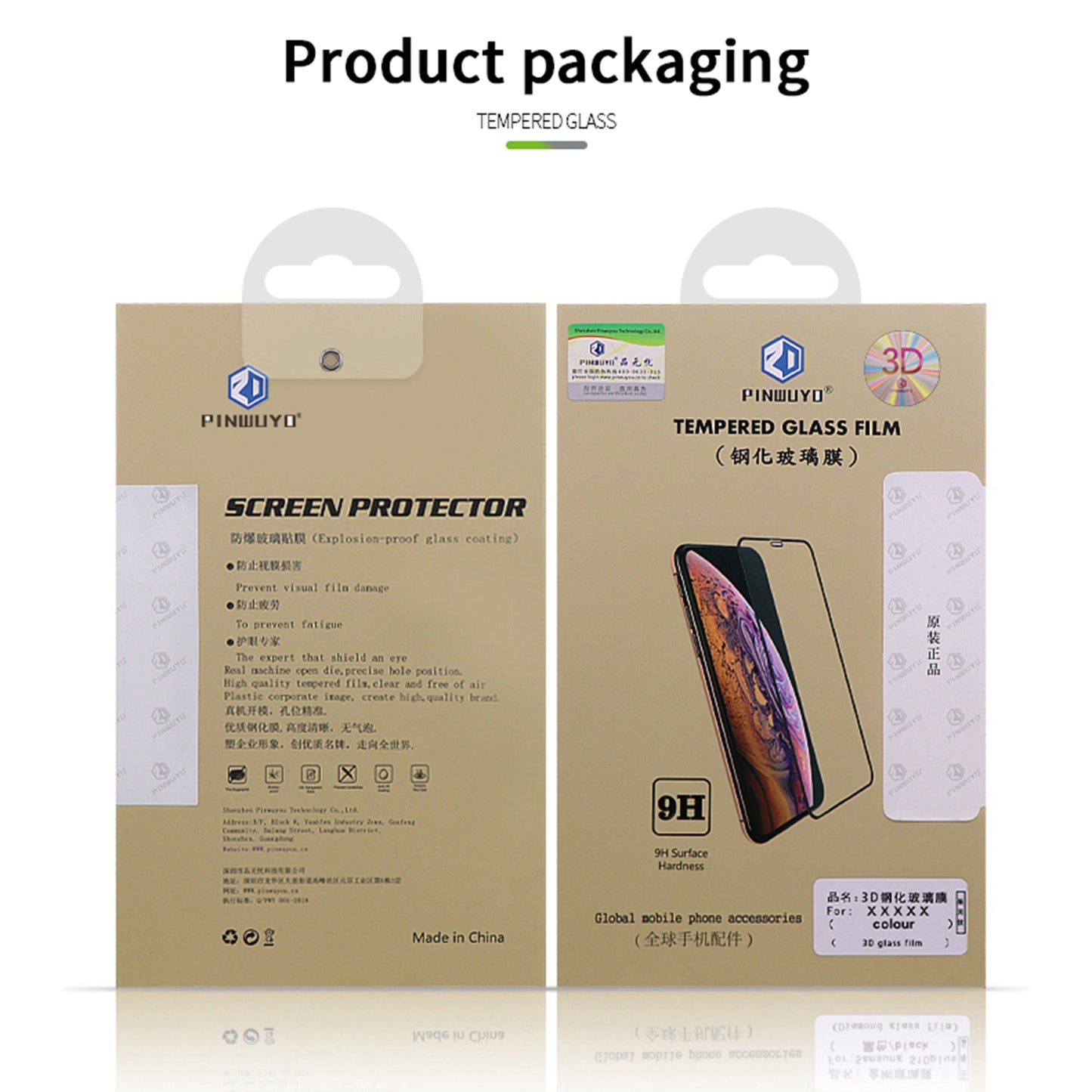 PINWUYO 3D Curved Tempered Glass Film for Huawei Mate 60 Pro / 60 Pro+ Screen Protector Hot Bending Film