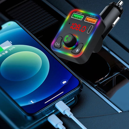 P3 Car MP3 player FM Transmitter PD Fast Charger+2.4A Car Bluetooth Hands-Free AUX Audio Car Charger
