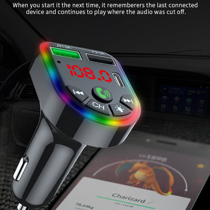 F20 Car Bluetooth FM Transmitter MP3 Player PD + Fast USB Charger Handsfree Car Kit Adapter