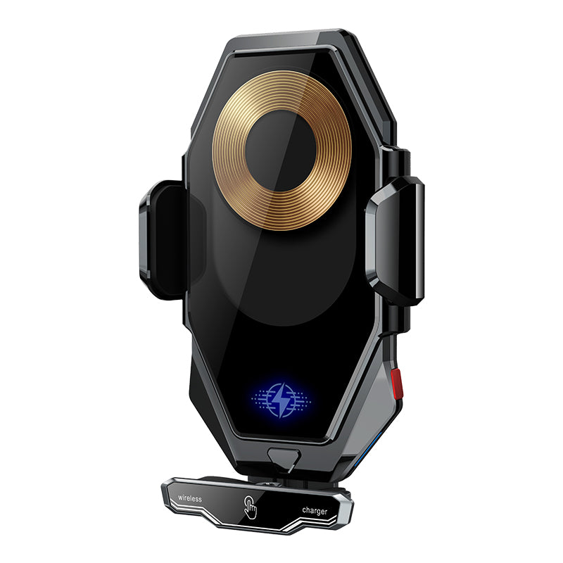 T7 15W Wireless Car Charger Phone Holder Auto-Induction Air Vent Car Charger Phone Mount