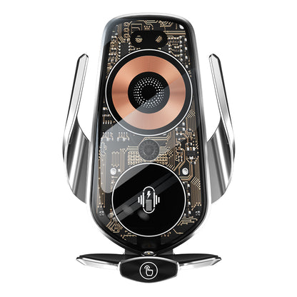 Q7 Car Wireless Charger Infrared Sensor Phone Mount Aluminum Alloy Universal Cell Phone Charger Holder
