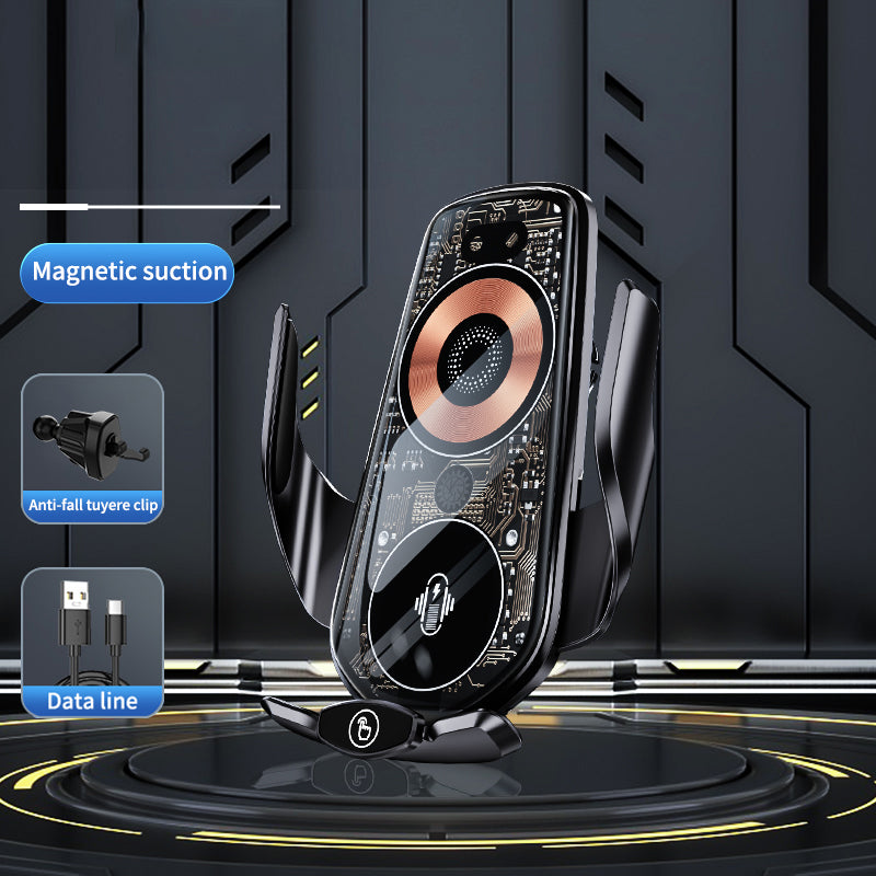 Q7 Car Wireless Charger Infrared Sensor Phone Mount Aluminum Alloy Universal Cell Phone Charger Holder