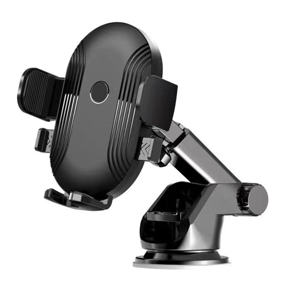 XK020 Car Dashboard Phone Holder Retractable Auto Lock Cell Phone Mount Stand