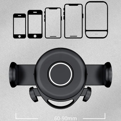 206-Z Auto Lock Car Mount ABS+Silicone Phone Holder 360 Degree Rotation Suction Cup Phone Stand